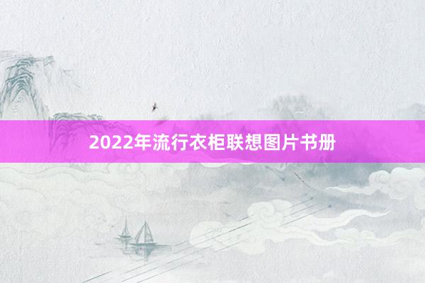 2022年流行衣柜联想图片书册